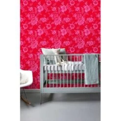 ESTAhome Behang - Bloemen - Rood En Roze - 53 Cm X 10,05 M -Sanders & Sanders winkel 1938412093 0102