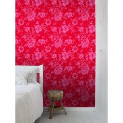 ESTAhome Behang - Bloemen - Rood En Roze - 53 Cm X 10,05 M -Sanders & Sanders winkel 1938412093 0103