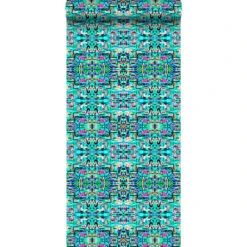 Origin Behang XXL - Jungle Fever Motief - Turquoise - 46,5 Cm X 8,37 M