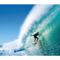 ESTAhome Fotobehang - Surfer - Blauw En Zeegroen - 0.255 X 2.79 M